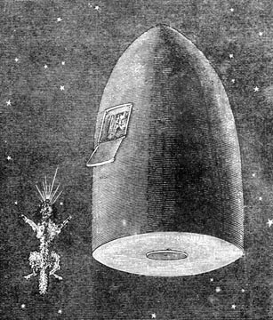 Illustration for article titled How Jules Verne Invented Astronautics